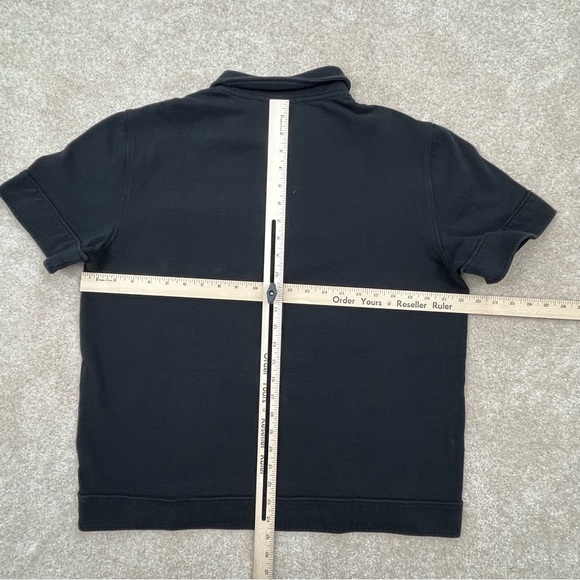 Lacoste Live Shirt Adult XXL Black Fleece Lined Polo Casual Preppy Unisex - Picture 10 of 15